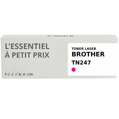 TN 247 - Toner compatible Magenta - L'essentiel à petit prix