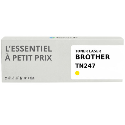 TN 247 - Toner compatible Jaune - L'essentiel à petit prix 
