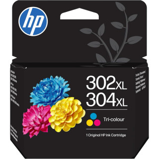 HP 302/304 XL - Cartouche Originale Couleurs - B7RT8AE