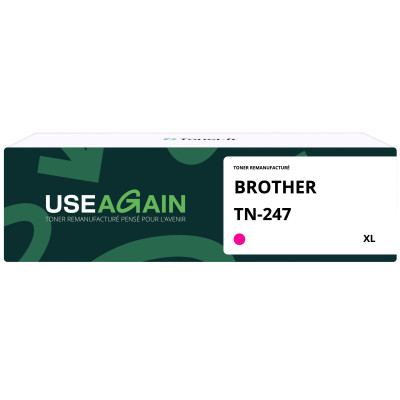 Brother TN247 - Toner Remanufacturé Magenta - TN247 - USEAGAIN