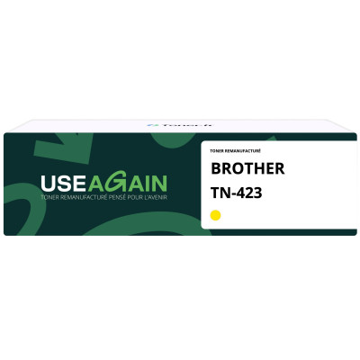 Brother TN423 - Toner Remanufacturé Jaune - TN423 - USEAGAIN
