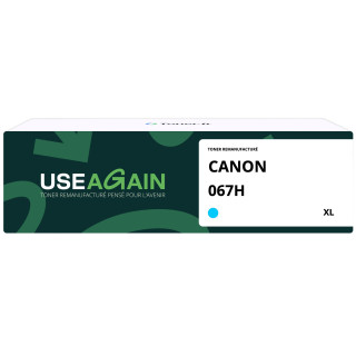 Toner compatible Canon 067H XL Cyan - USE AGAIN