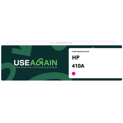 HP CF413A - Toner Remanufacturé Magenta - 410A - USEAGAIN