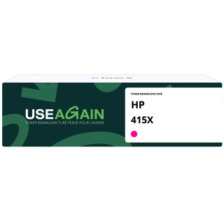 Hp W2033X XL - Toner Remanufacturé Magenta - 415X - USEAGAIN