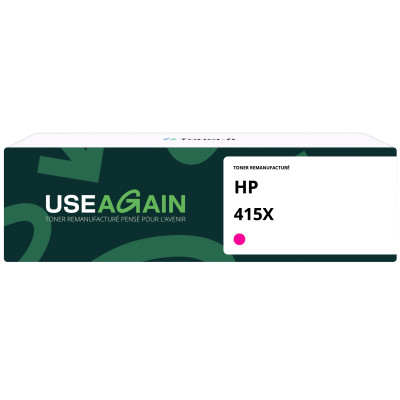 Hp W2033X XL - Toner Remanufacturé Magenta - 415X - USEAGAIN