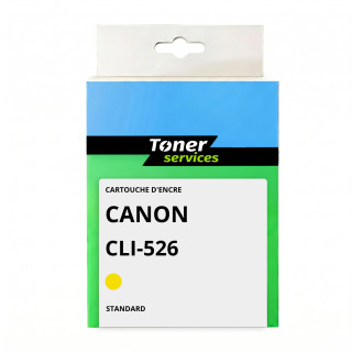 Canon 526 - Réservoir Compatible Jaune - C8C526Y - Toner Services