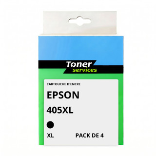 Pack de 4 Epson VALISE XL - Réservoir Compatible - E405B/CLXL