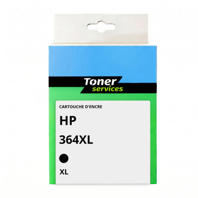 HP 364 XL - Réservoir Compatible Noir photo - Toner Services