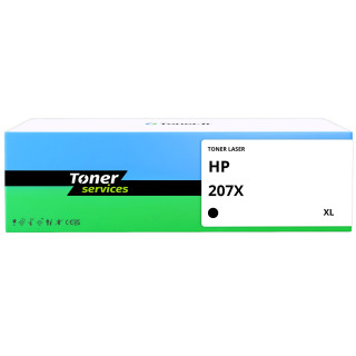Toner compatible HP 207 XL Noir - Toner Services