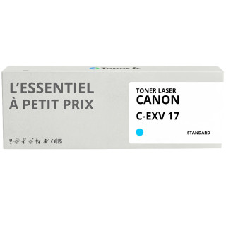 Toner compatible Canon C-EXV17 Cyan - L'Essentiel à Petit Prix