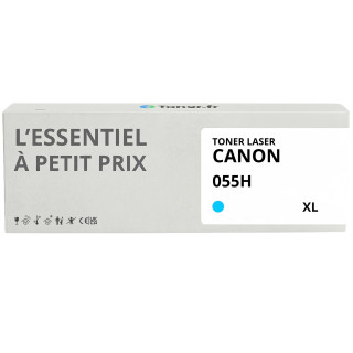 Toner compatible Canon 055H XL Cyan - L'Essentiel à Petit Prix