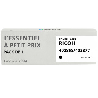 Toner compatible Ricoh 402858/402877 Noir - L'Essentiel à Petit Prix