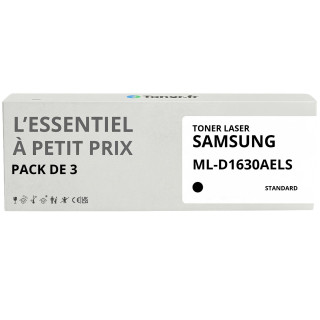 Pack de 3 toners compatibles Samsung ML-D1630AELS Noirs - L'Essentiel à Petit Prix