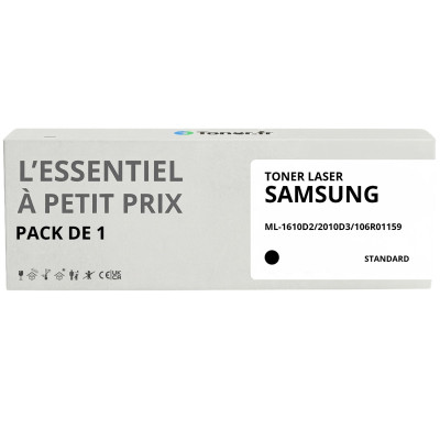 Pack de 3 toners compatibles Samsung ML-1610D2/2010D3/106R01159 Noirs - L'Essentiel à Petit Prix