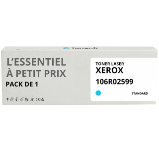 Toner compatible Xerox 106R02599 Cyan - L'Essentiel à Petit Prix