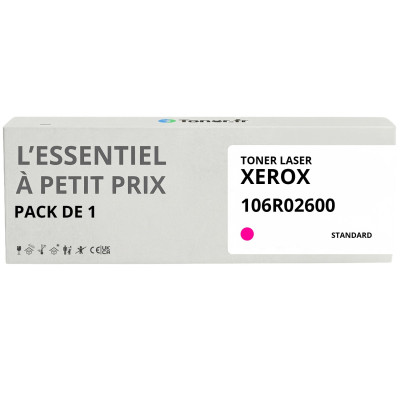 Toner compatible Xerox 106R02600 Magenta - L'Essentiel à Petit Prix