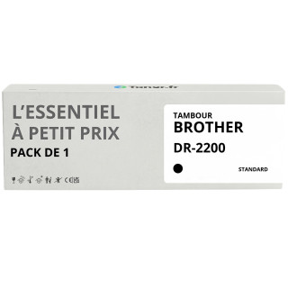 Tambour compatible Brother DR-2200 Noir - L'Essentiel à Petit Prix