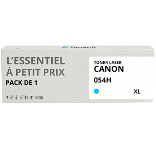 Toner compatible Canon 054H XL Cyan - L'Essentiel à Petit Prix