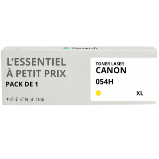 Toner compatible Canon 054H XL Jaune - L'Essentiel à Petit Prix