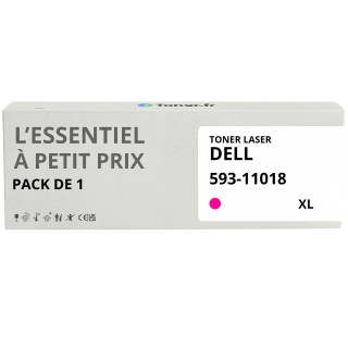 Toner compatible Dell 593-11018 XL Magenta - L'Essentiel à Petit Prix