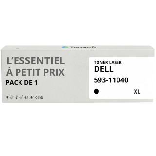 Toner compatible Dell 593-11040 XL Noir - L'Essentiel à Petit Prix