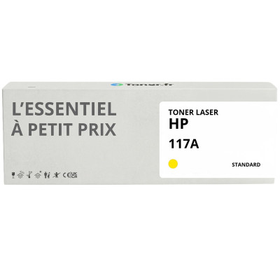 Toner compatible HP 117A Jaune - L'Essentiel à Petit Prix