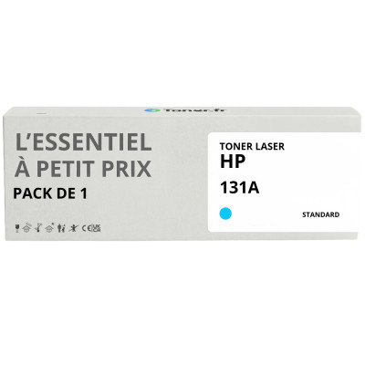Toner compatible HP 131A Cyan - L'Essentiel à Petit Prix