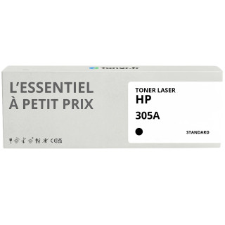 Toner compatible HP 305A Noir - L'Essentiel à Petit Prix