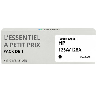 Toner compatible HP 125A/128A Noir - L'Essentiel à Petit Prix