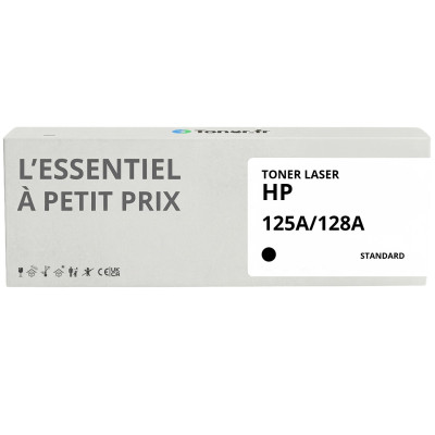 Toner compatible HP 125A Noir - L'Essentiel à Petit Prix