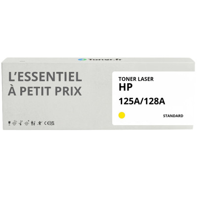 Toner compatible HP 125A Jaune - L'Essentiel à Petit Prix