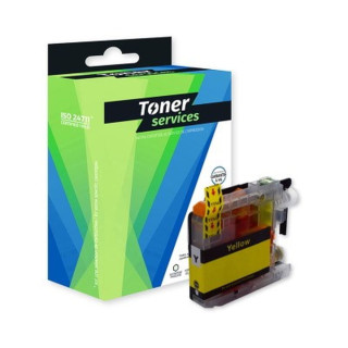Cartouche d'encre compatible Brother LC123 Jaune