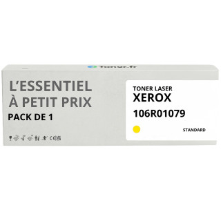Toner compatible Xerox 106R01079 Jaune - L'Essentiel à Petit Prix