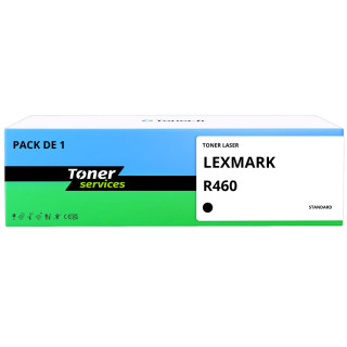 Toner compatible Lexmark R460 Noir - Toner Services