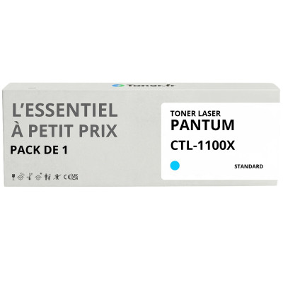 Toner compatible Pantum CTL-1100X Cyan - L'Essentiel à Petit Prix