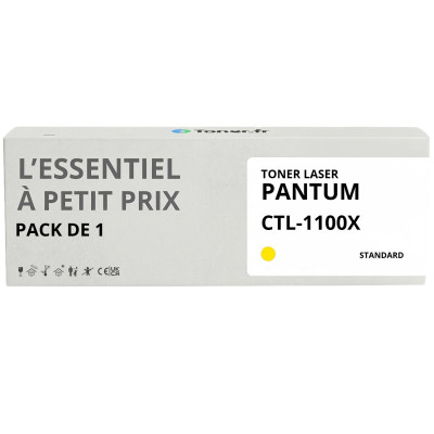 Toner compatible Pantum CTL-1100X Jaune - L'Essentiel à Petit Prix