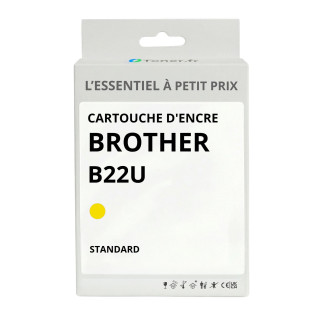 Cartouche d'encre compatible Brother LC22U Jaune - L'Essentiel à Petit Prix
