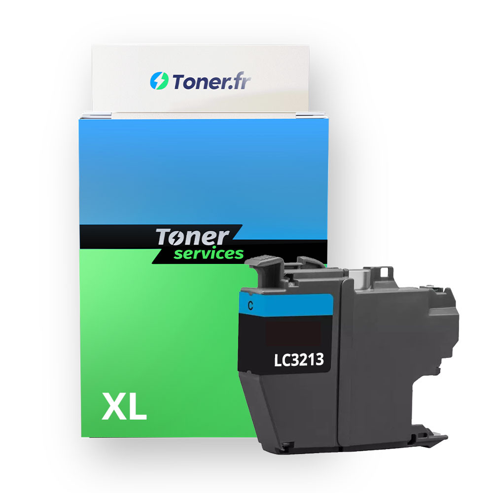 Cartouche d'encre compatible Brother LC3213 XL Cyan
