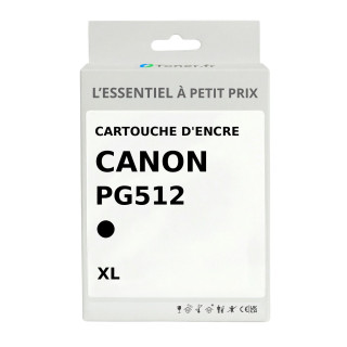 Cartouche d'encre compatible Canon PG512 XL Noir