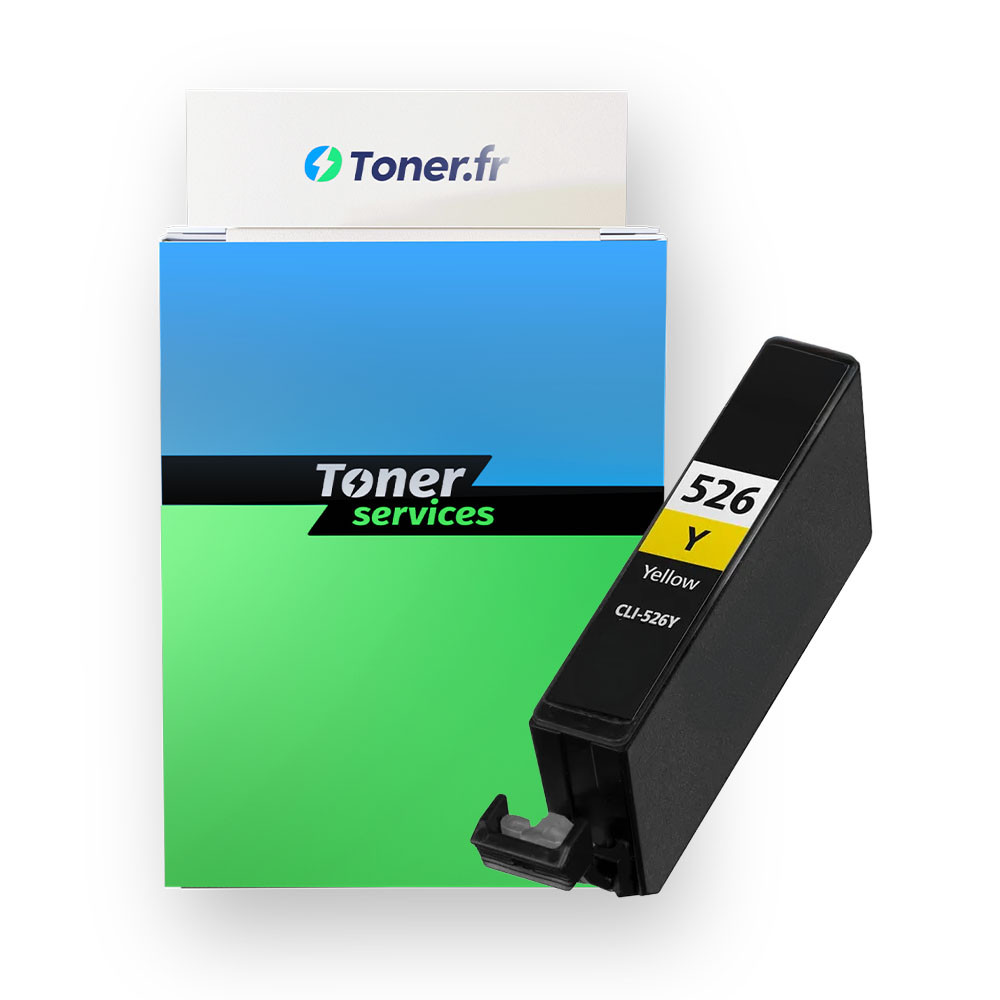 Cartouche d'encre compatible Canon 526 Jaune