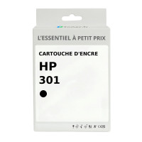 Cartouches D'encre 301XL Remanufacturées - 2 Noirs + Couleurs - Compatibles HP Deskjet 1000c Etc.