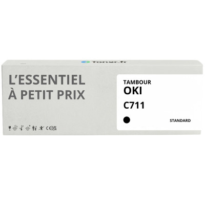 Tambour compatible OKI C711 Noir - L'Essentiel à Petit Prix