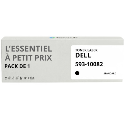 Toner compatible Dell 593-10082 Noir - L'Essentiel à Petit Prix