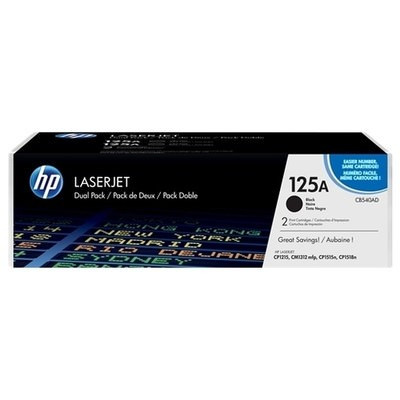 Pack de 2 toners HP 125A Noirs