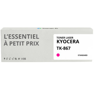 Toner compatible Kyocera TK-867 Magenta - L'Essentiel à Petit Prix