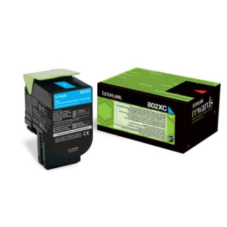 Toner Lexmark 802XC Cyan