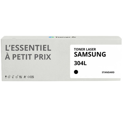 Toner compatible Samsung 304L Noir - L'Essentiel à Petit Prix