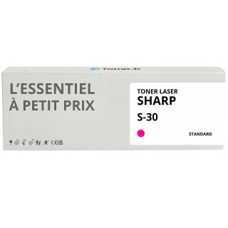 Toner compatible Sharp S-30 Magenta - L'Essentiel à Petit Prix