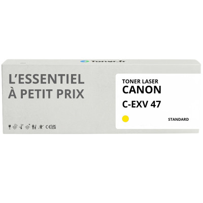 Toner compatible Canon C-EXV47 Jaune - L'Essentiel à Petit Prix