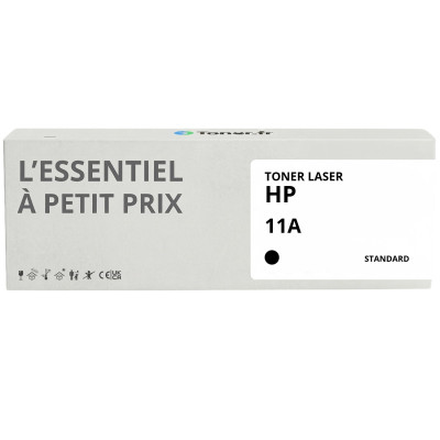 Toner compatible HP 11A Noir - L'Essentiel à Petit Prix
